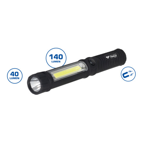 Brilliant Tools Lampe torche COB 2 en 1 display, 24 pcs