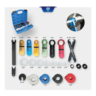 Brilliant Tools Leiding-ontgrendelingsgereedschapset, 22-dlg