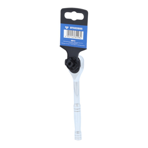 Brilliant Tools Leva a cricco telescopica 1/4" con impugnatura in metallo, 100 denti