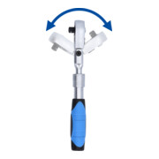 Brilliant Tools Leva a cricco telescopica 1/4" con testa flessibile (175 - 225mm)-5