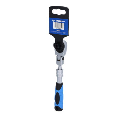 Brilliant Tools Leva a cricco telescopica 1/4" con testa flessibile (175 - 225mm)