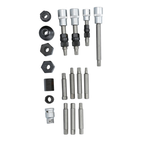 Brilliant Tools Lichtmaschinen Bit- und Steckschlüssel-Satz, 18-tlg