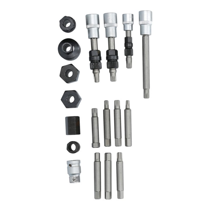 Brilliant Tools Lichtmaschinen Bit- und Steckschlüssel-Satz, 18-tlg