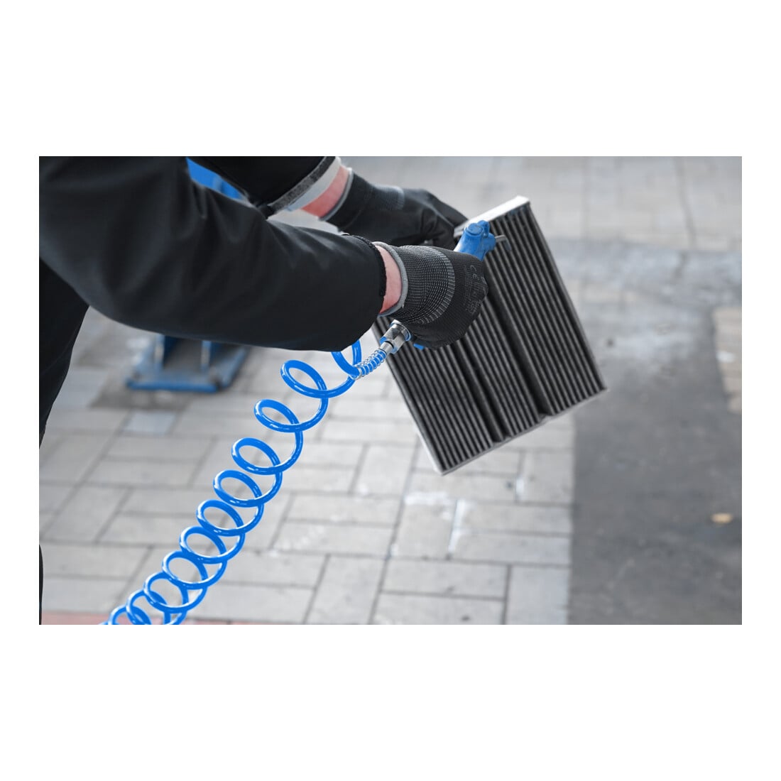Brilliant Tools persluchtspiraalslang