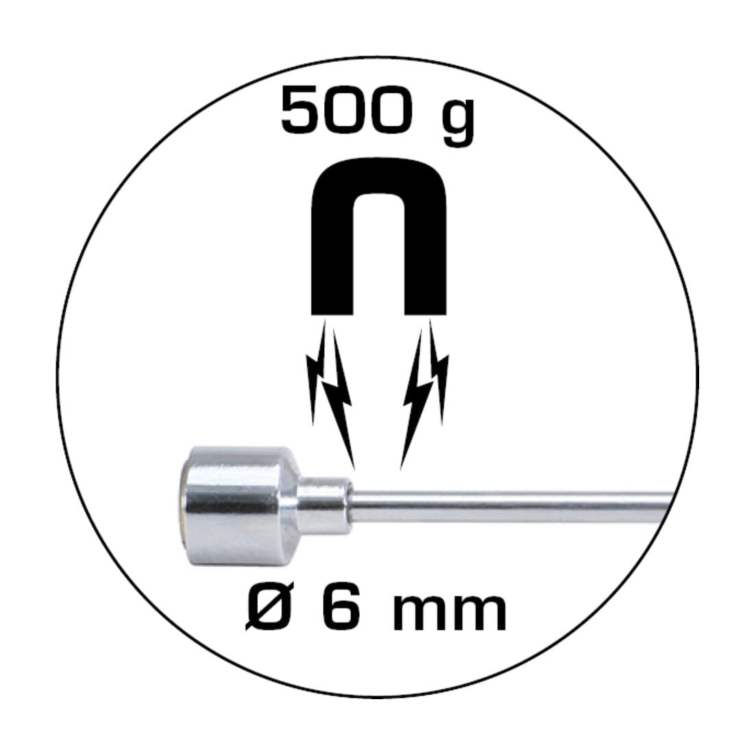 Brilliant Tools Magnete asta telescopica 2 in 1 con utensile di pulizia degli ugelli di lavaggio e di regolazione