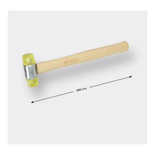 Brilliant Tools : marteau en plastique à face souple