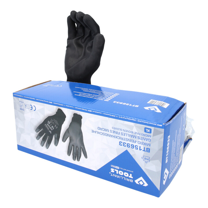 Brilliant Tools Mikro-Feinstrickhandschuhe