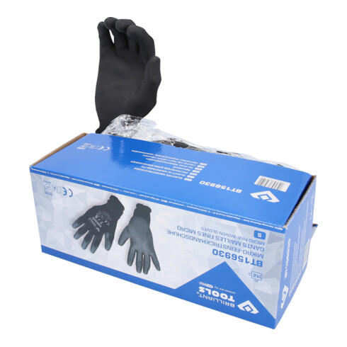 Brilliant Tools Mikro-Feinstrickhandschuhe