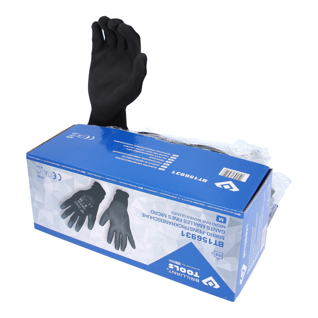 Brilliant Tools Mikro-Feinstrickhandschuhe