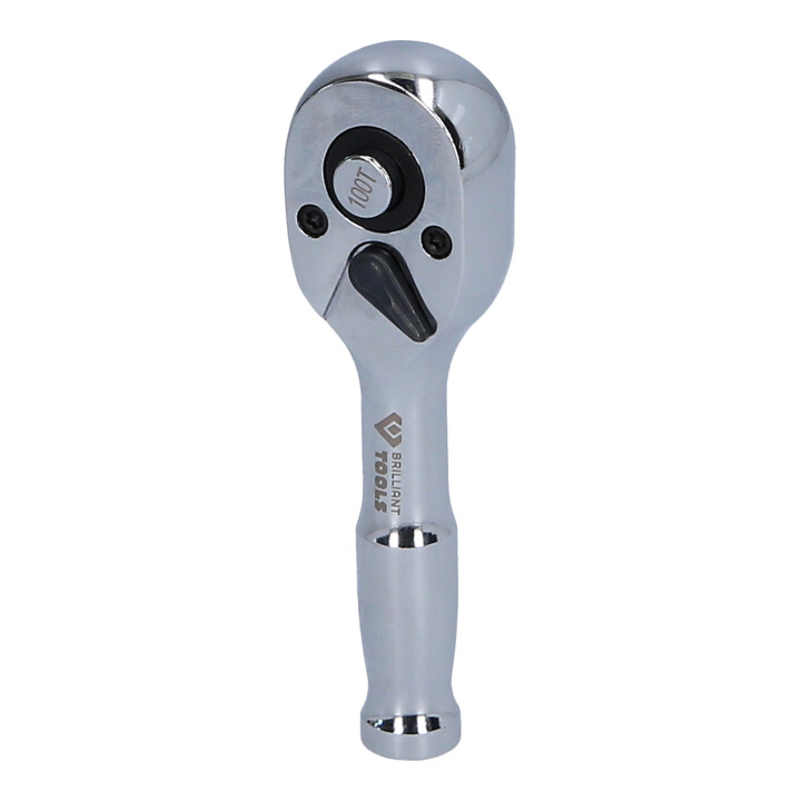 Brilliant Tools Mini-ratchet 1/4" avec poignée métal, 100 dents