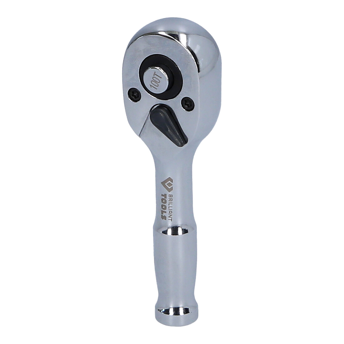 Brilliant Tools Mini-ratchet 1/4" avec poignée métal, 100 dents