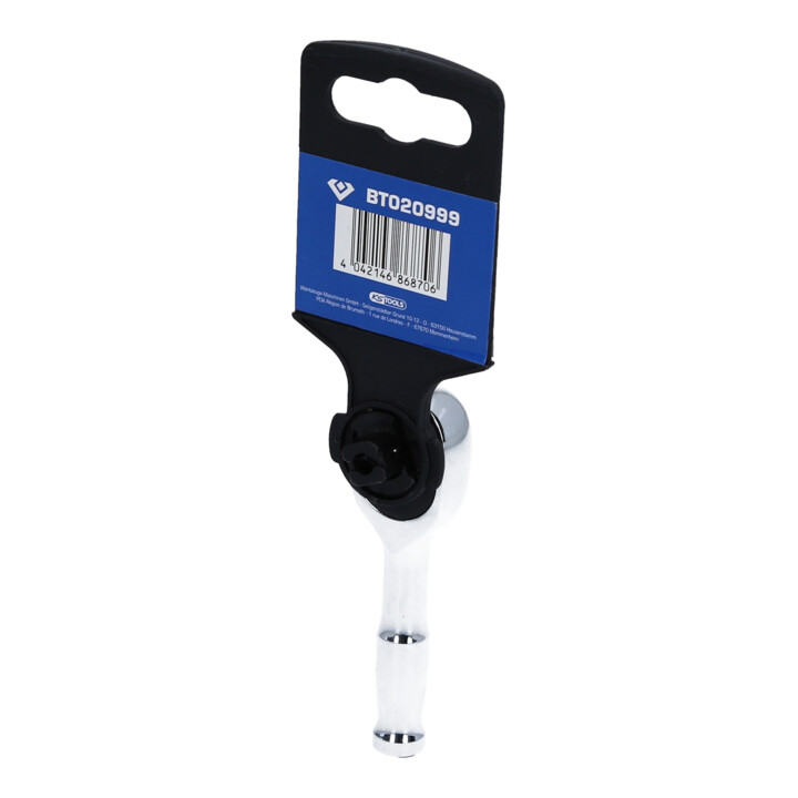 Brilliant Tools Mini-ratchet 1/4" avec poignée métal, 100 dents