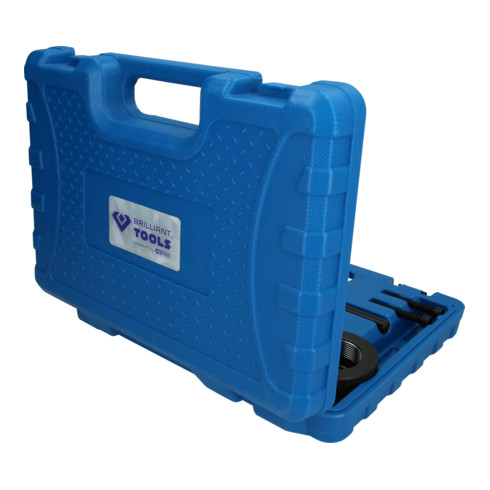 Brilliant Tools Montagewerkzeug für Stoßdämpfer mit Zuganschlagsfeder, 8-tlg