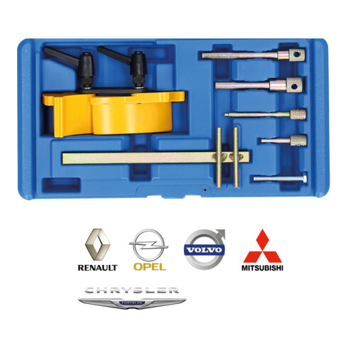 Brilliant Tools motor-instelgereedschapset voor Renault, Opel, Volvo, Mitsubishi, Chrysler