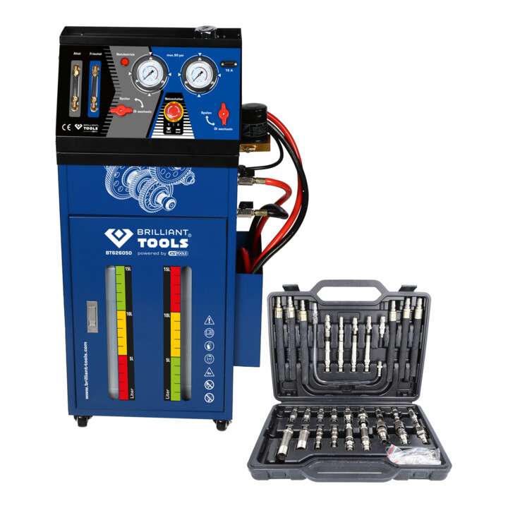 Brilliant Tools Nettoyeur de boîte automatique avec jeu d'adaptateurs 35 pièces