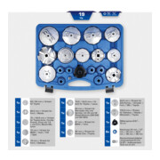 Brilliant Tools Ölfilterschlüssel-Satz, 19-tlg