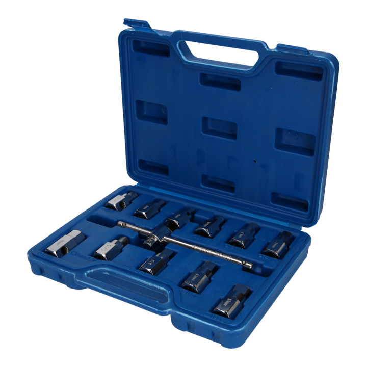 Brilliant Tools Olieservicedopsleutelset, 12-dlg