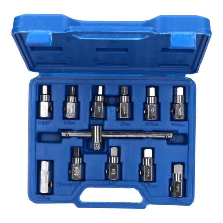 Brilliant Tools Olieservicedopsleutelset, 12-dlg