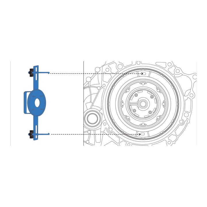 Brilliant Tools Outil de double embrayage pour Volvo, Ford, Chrysler et Dodge