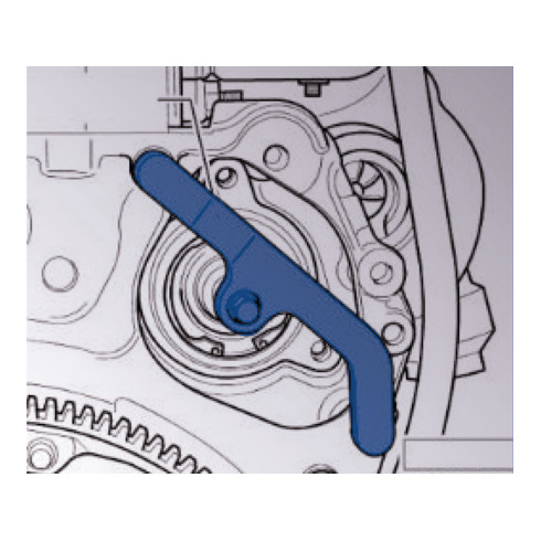 Brilliant Tools Outil de fixation de pompe à eau pour Volkswagen