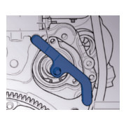 Brilliant Tools Outil de fixation de pompe à eau pour Volkswagen-4