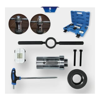 Brilliant Tools Outil de fixation pour amortisseur et ressort, 8 pcs