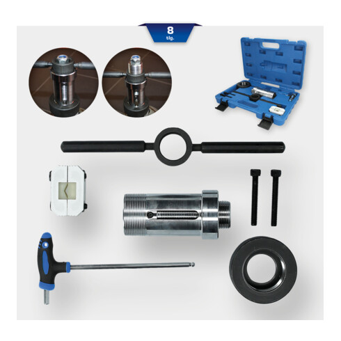 Brilliant Tools Outil de fixation pour amortisseur et ressort, 8 pcs