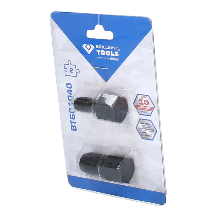Brilliant Tools Outil de réparation pour filetages de sondes lambda, M18 x 1, 5 mm, M12 x 1, 25 mm, 2 pcs