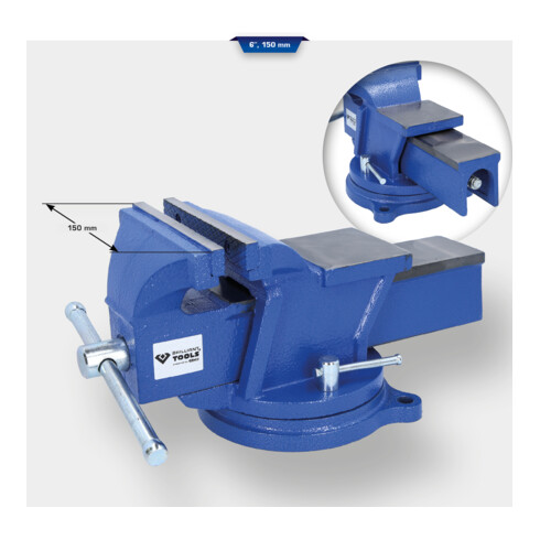 Brilliant Tools Parallel-Schraubstock 6", 150 mm