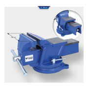 Brilliant Tools Parallel-Schraubstock 6", 150 mm