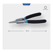 Brilliant Tools Pince à circlips pour anneaux extérieurs, droite, 125 mm