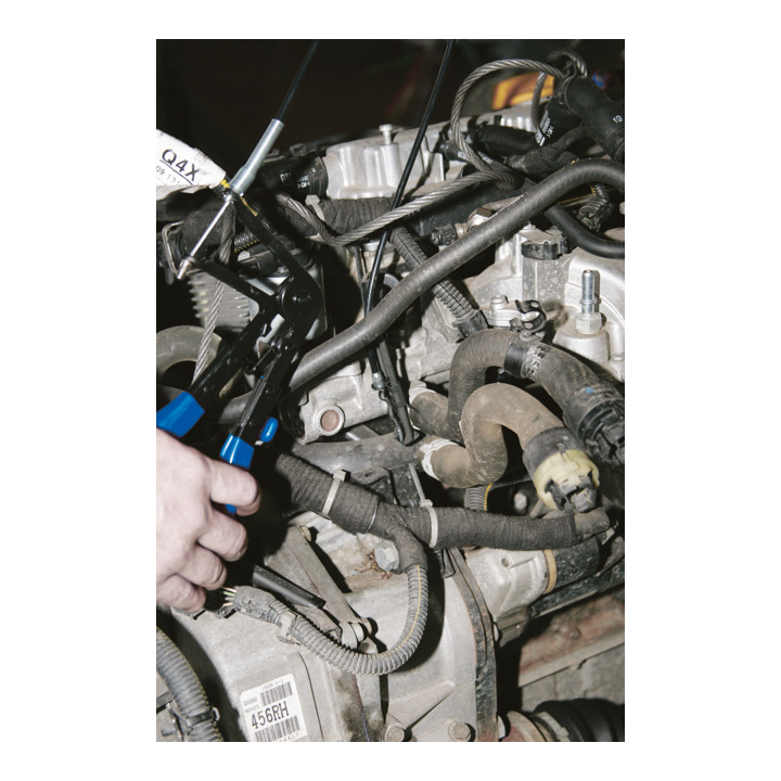 Brilliant Tools Pince pour colliers de serrage, avec câble Bowden