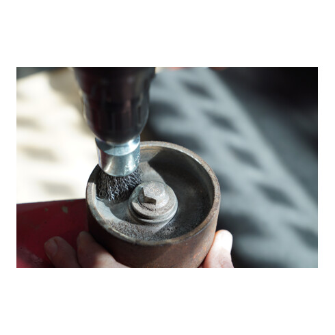 Brilliant Tools Pinselkopfbürste, Ø 25 mm mit 6 mm Aufnahme