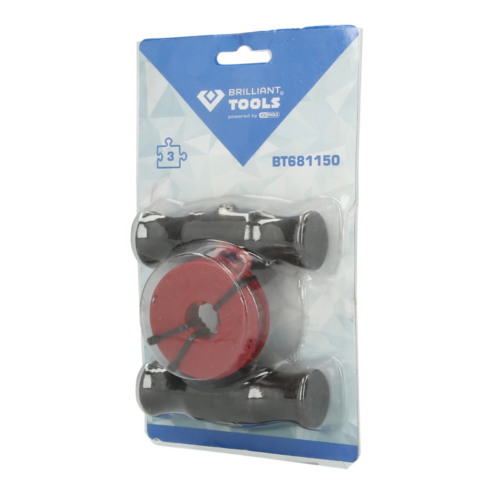 Brilliant Tools Poignées avec fil de traction, 3 pcs