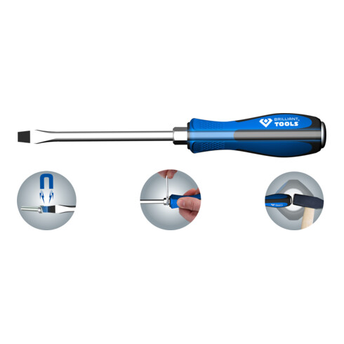 Brilliant Tools Présentoir de tournevis, 80 pièces