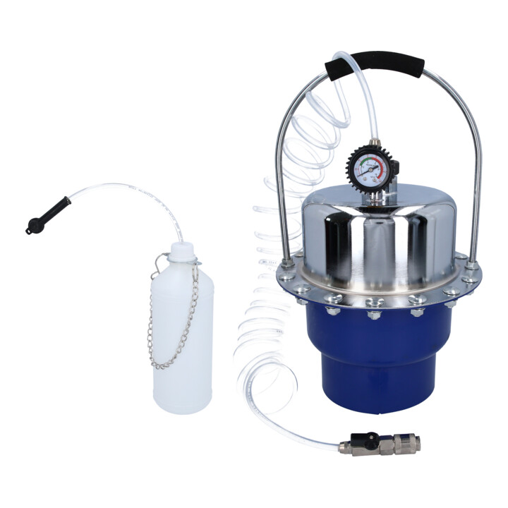 Brilliant Tools Purgeur de frein pneumatique avec bouteille de récupération