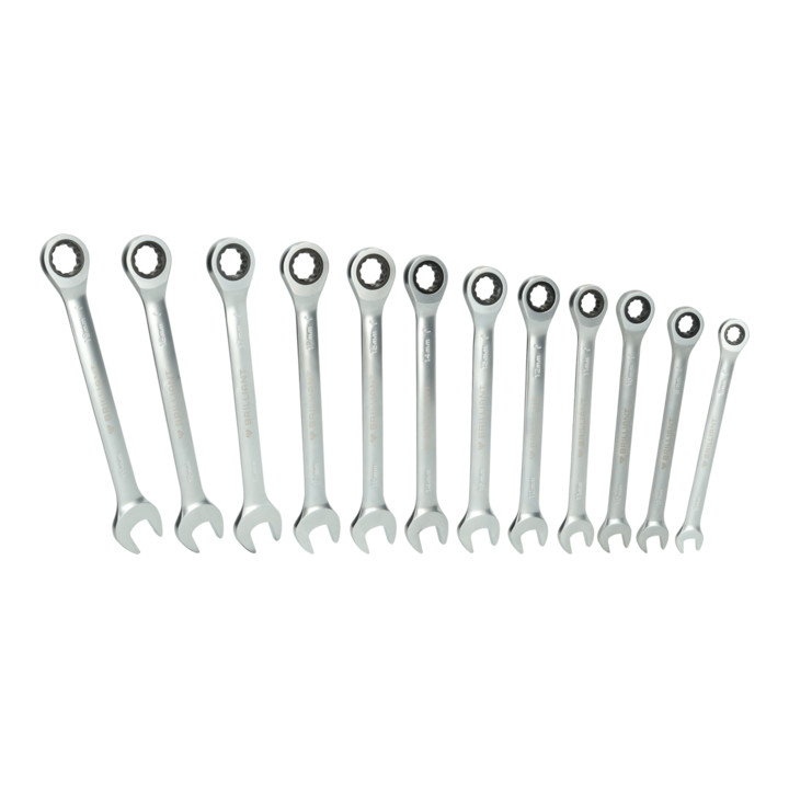Brilliant Tools Ratelringsleutels, 12 dlg
