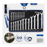 Brilliant Tools Ratelsleutelset, 21-dlg, 6 - 32 mm