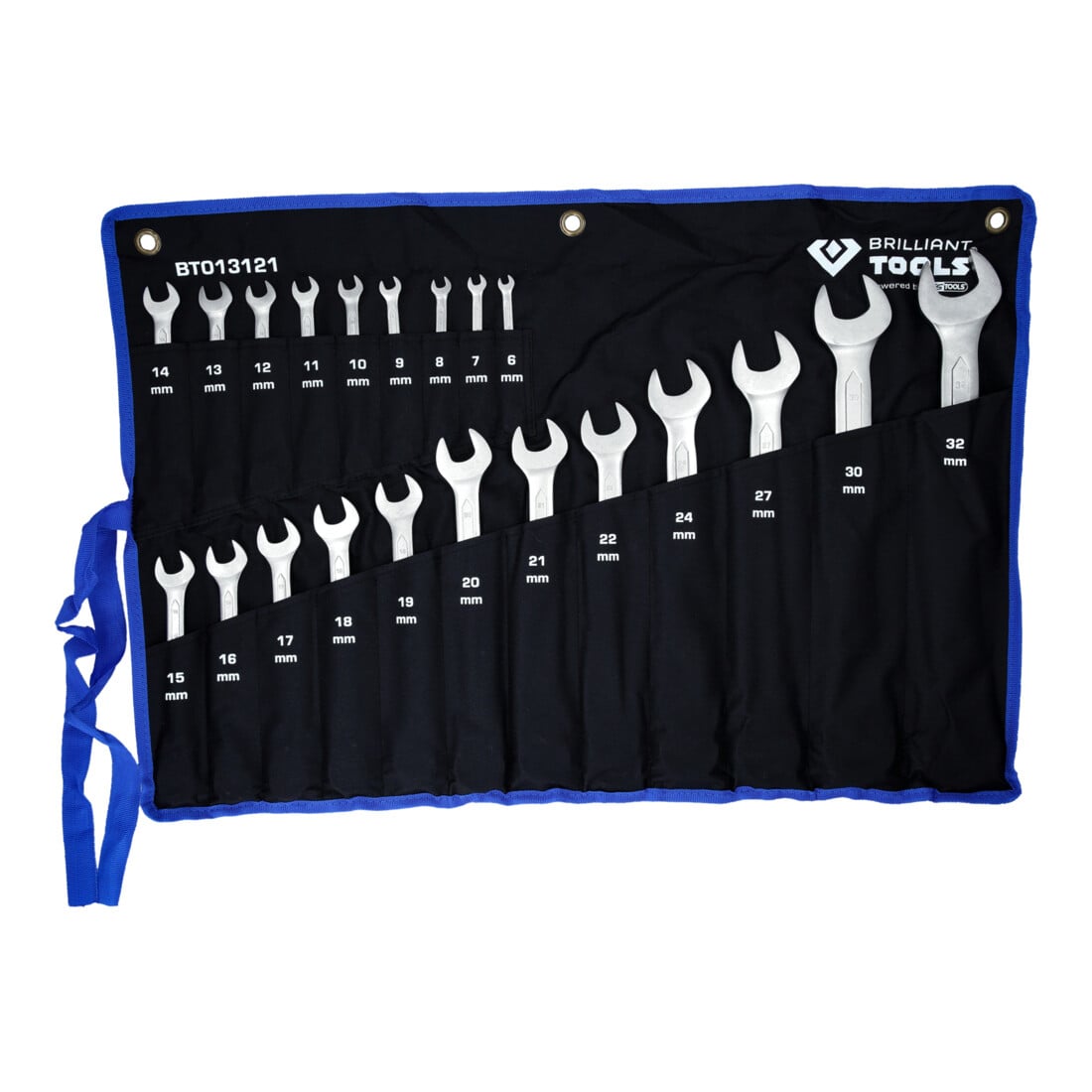 Brilliant Tools Ratelsleutelset, 21-dlg, 6 - 32 mm