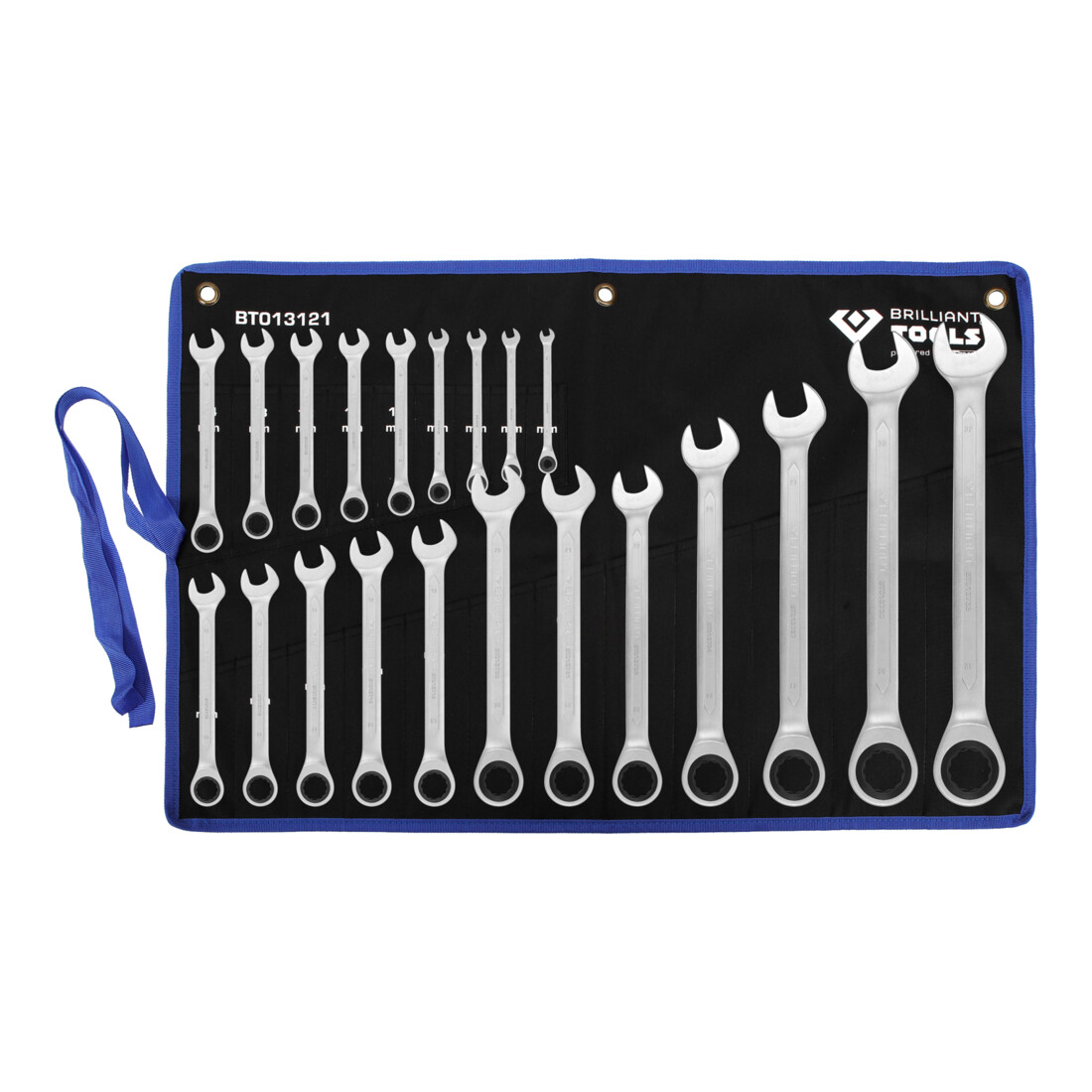 Brilliant Tools Ratelsleutelset, 21-dlg, 6 - 32 mm