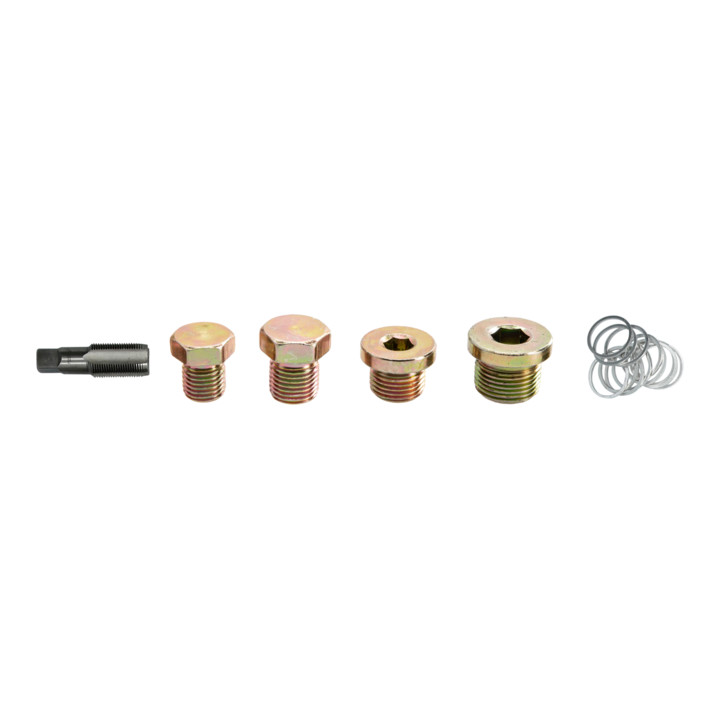 Brilliant Tools Reparatieset voor olieaftapplugschroefdraad, 64-dlg