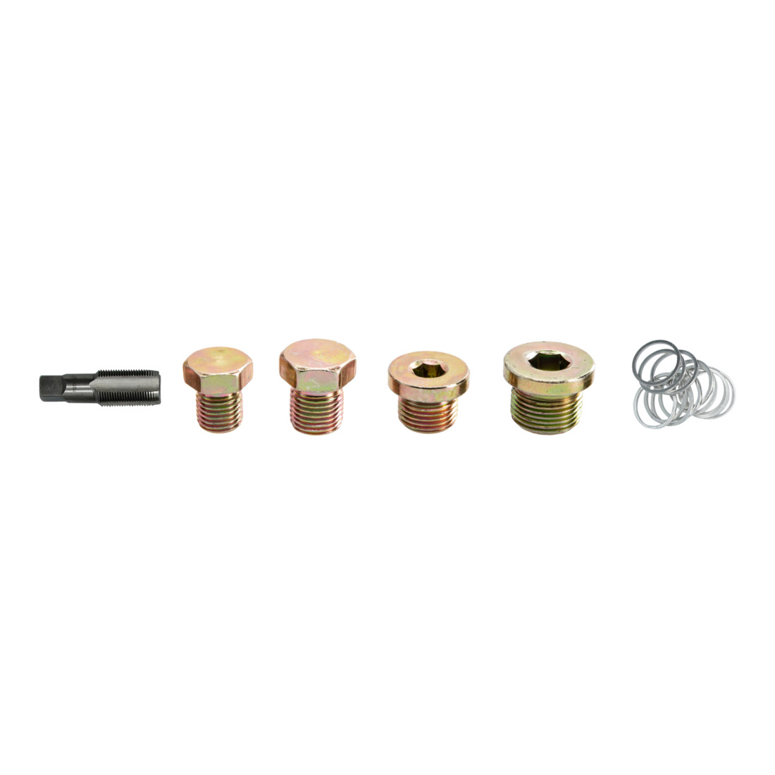 Brilliant Tools Reparatieset voor olieaftapplugschroefdraad, 64-dlg