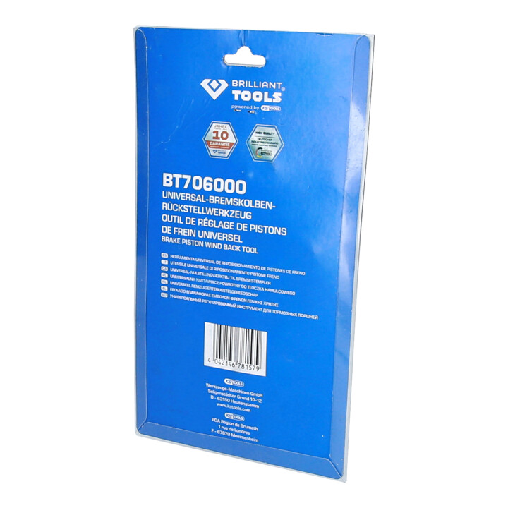 Brilliant Tools Repousse-piston de frein universel