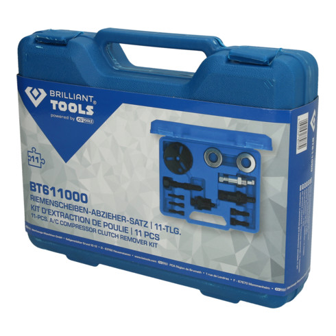 Brilliant Tools Riemenscheiben-Abzieher-Satz, 12-tlg