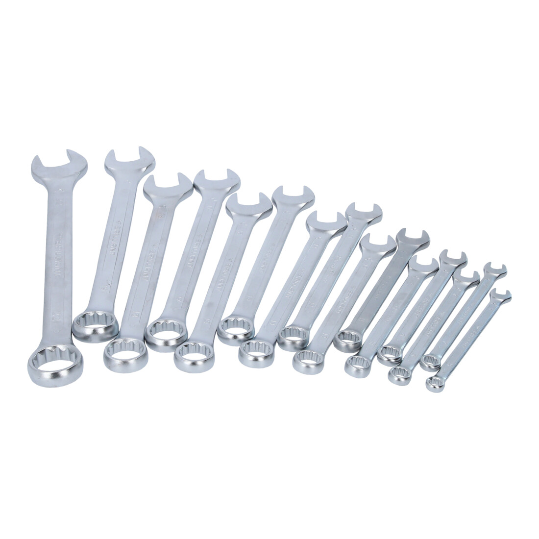 Brilliant Tools Ring-steeksleutelset, 15 dlg
