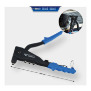Brilliant Tools Rivettatrice manuale per rivetti con Ø 2,4-3,2-4,0-4,8mm