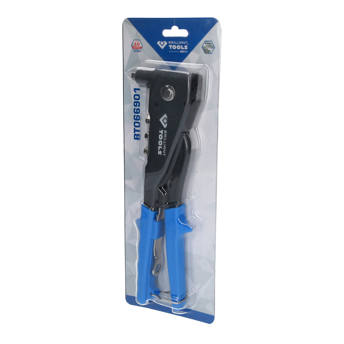 Brilliant Tools Rivettatrice manuale per rivetti con Ø 2,4-3,2-4,0-4,8mm