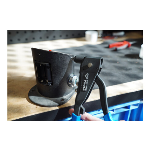 Brilliant Tools Rivettatrice manuale per rivetti con Ø 2,4-3,2-4,0-4,8mm