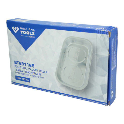 Brilliant Tools RVS magneetplaat