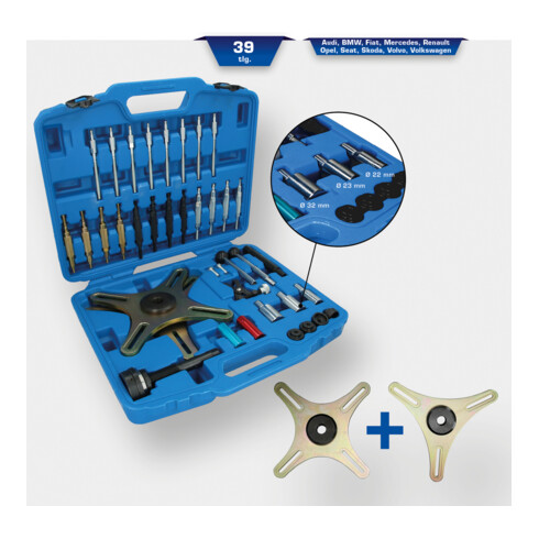 Brilliant Tools SAC-koppelingsgereedschapset, 39-dlg
